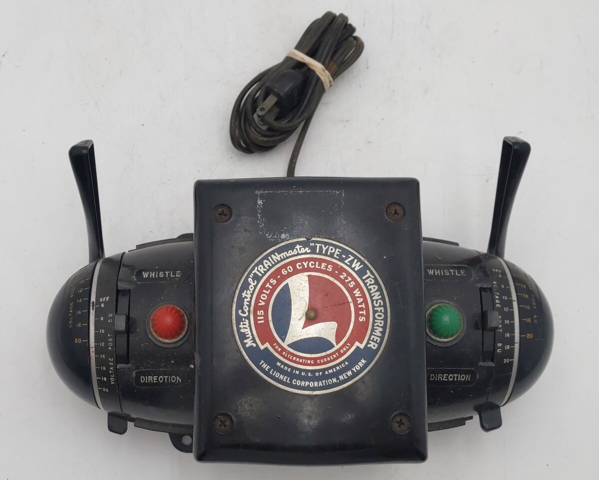 Lionel ZW Vintage O Gauge Trainmaster 275 Watt Transformer with Whistle EX