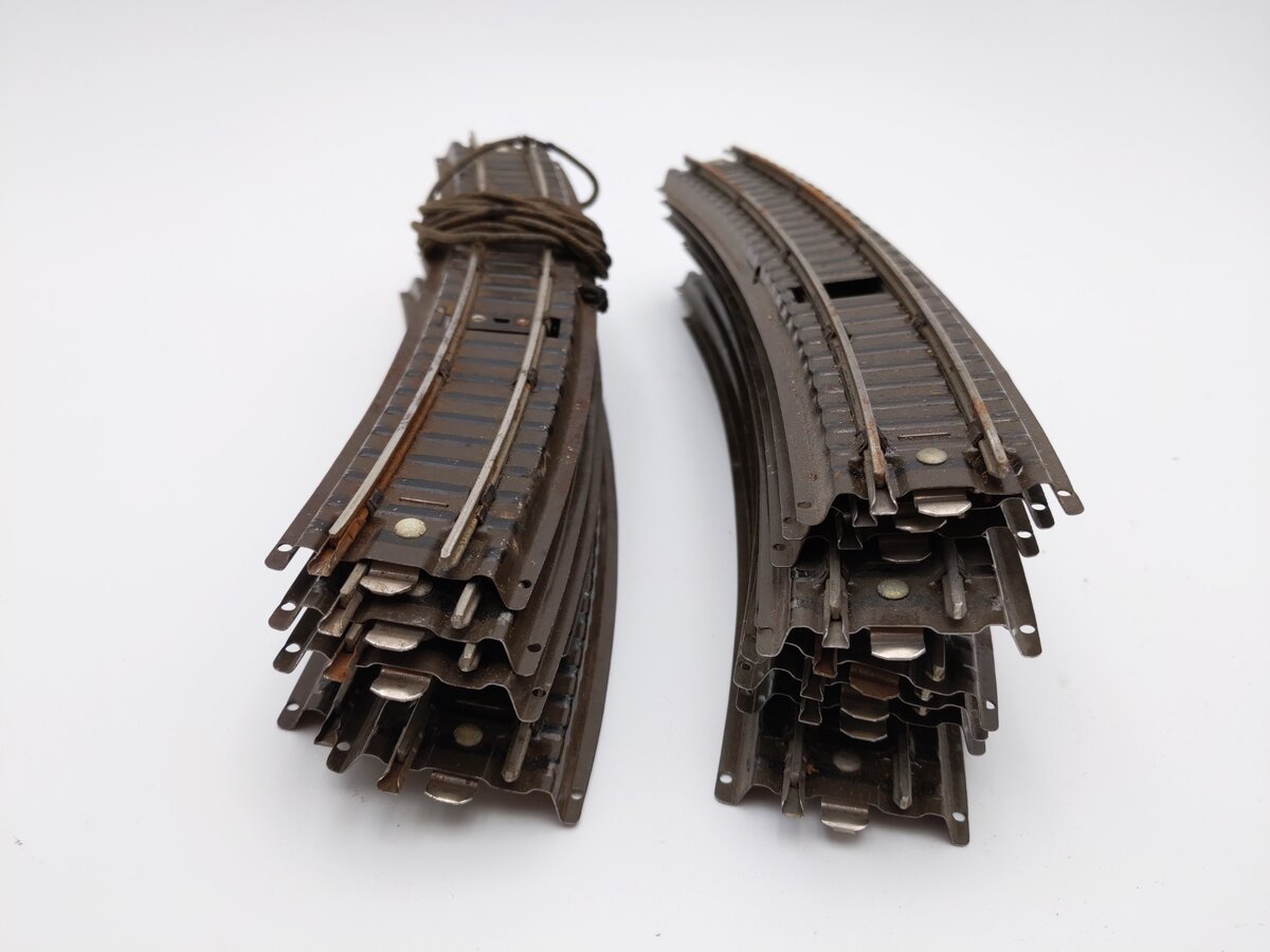 American Flyer Vintage HO Straight & Curved Track Sections [18] VG