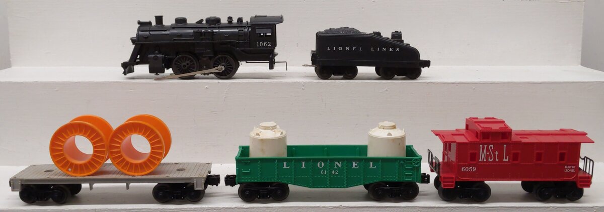 Lionel 19439 Vintage O Steam Freight Set w/ Headlight VG/Box