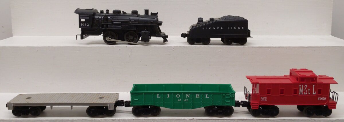 Lionel 19439 Vintage O Steam Freight Set w/ Headlight VG/Box