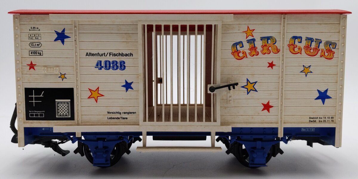 LGB 4036 G Scale Circus Animal Wagon VG