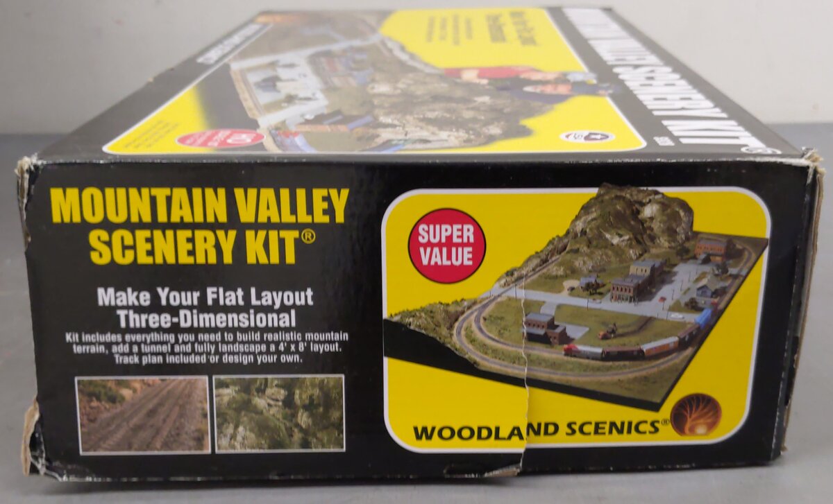 Woodland Scenics S928 HO Scale Mountain Valley Scenery Kit VG/Box