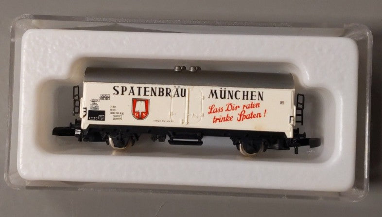 Marklin 8602 Z Mini Club Spatenbrau Munchen Reefer Car LN/Box