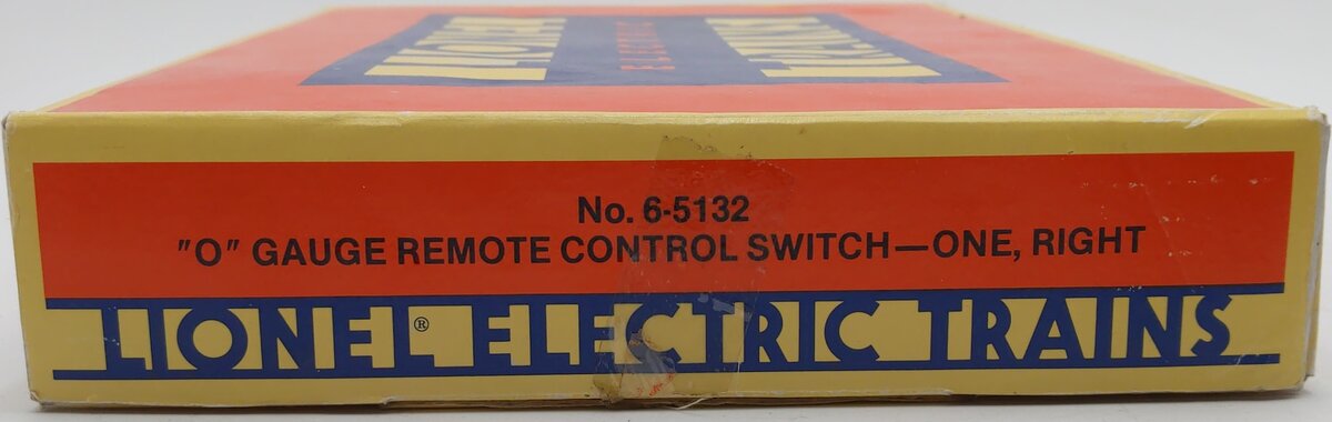 Lionel 6-5132 O O31 Right Hand Remote Control Switch Turnout VG/Box