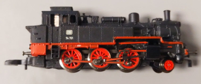 Marklin 8895 Z German Federal Railroad DB Class 74 2-6-0 Steam Locomotive #74701 LN/Box