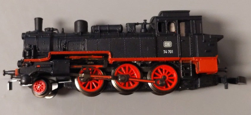 Marklin 8895 Z German Federal Railroad DB Class 74 2-6-0 Steam Locomotive #74701 LN/Box