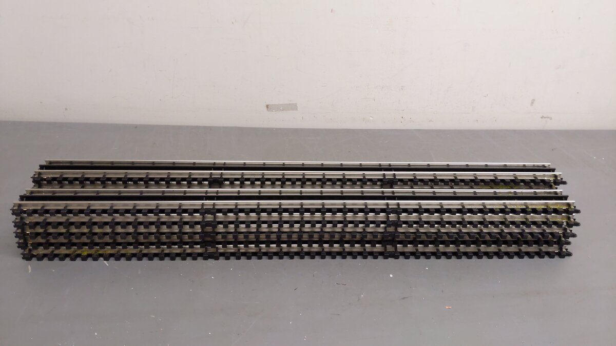 K-Line O Gauge 30" Supersnap Straight Track Sections (11) VG