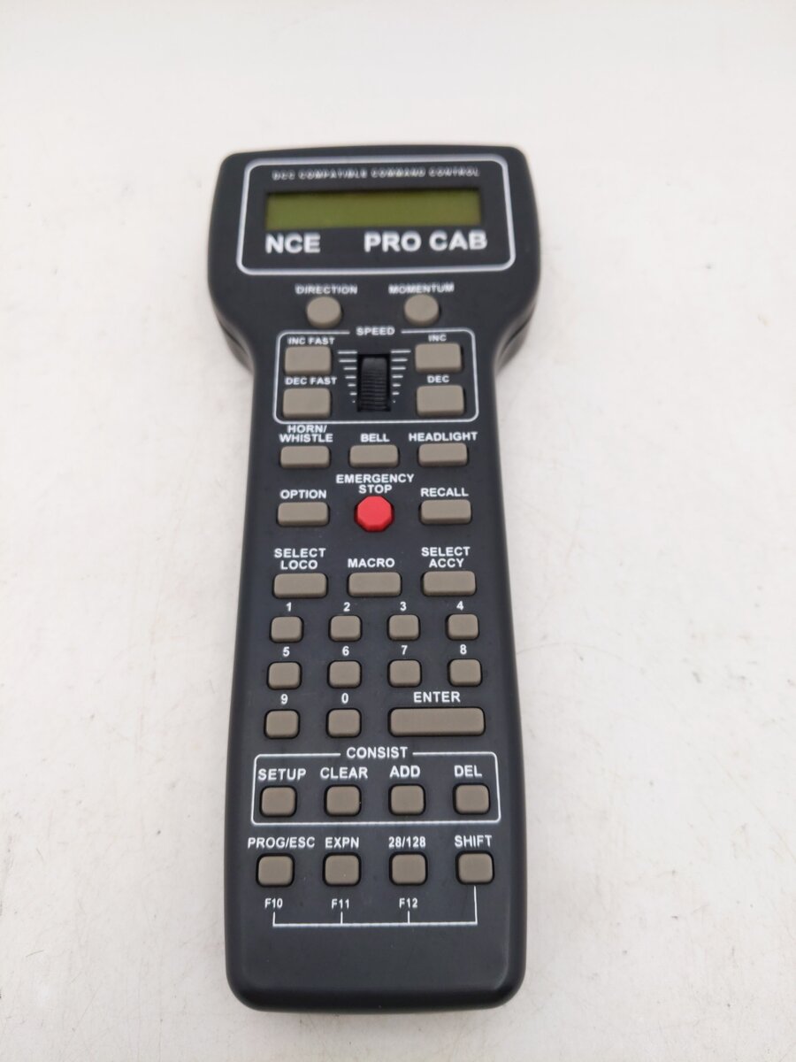 NCE Corporation 010 ProCab Deluxe Master Cab Handheld Remote with LCD Screen EX