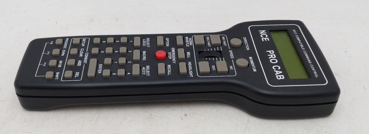 NCE Corporation 010 ProCab Deluxe Master Cab Handheld Remote with LCD Screen EX