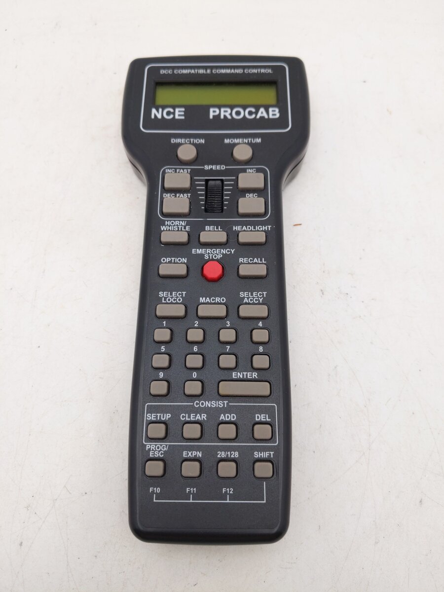 NCE Corporation 010 ProCab Deluxe Master Cab Handheld Remote with LCD Screen EX