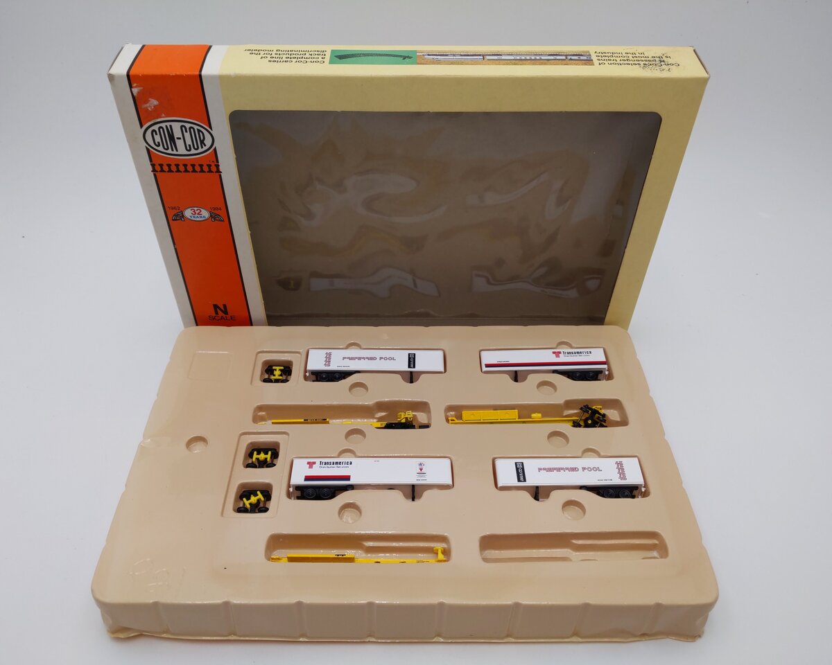 Con-Cor 0001-001902 N Scale Fuel Foiler 4-Car Set VG/Box