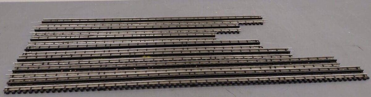 K-Line O Gauge Assorted Super K & Supersnap Straight Track Sections (7) VG