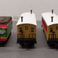 MTH 30-4141-0 O Christmas RailKing RTR 4-6-0 Steam Locomotive Set w/ LocoSound EX/Box