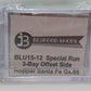 Bluford Shops BLU15-12 N Scale Santa Fe 3-Bay Offset Side Hopper Car 3-Pack NIB