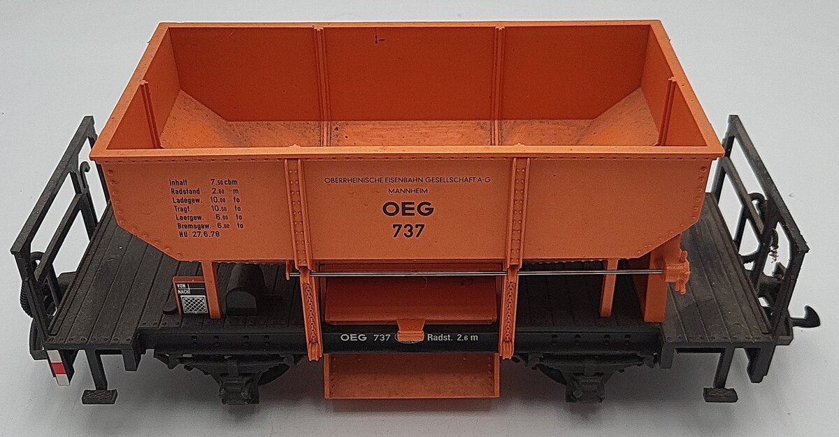 LGB 4041 G Scale OEG Ballast Car #737 VG