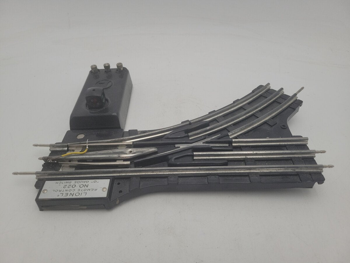 Lionel 6-14062 31" Remote-Control Left Hand Switch Turnout VG/Box