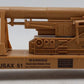 K-Line K662-8020 O Operation Iraqi Freedom US Army Cannon Mounted on Flat Car EX
