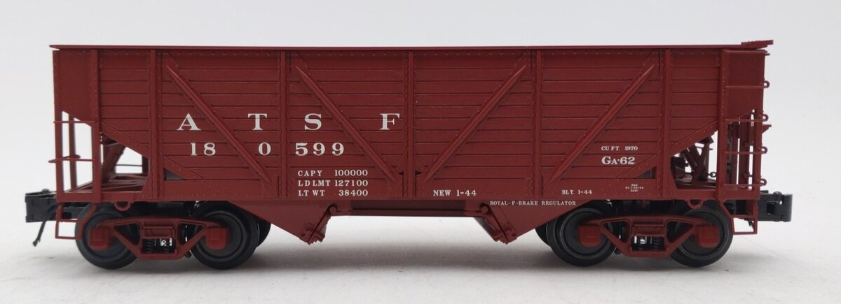 Atlas 3007502-4 O Gauge Santa Fe 50 Ton War Emergency Hopper Car #180599 LN/Box