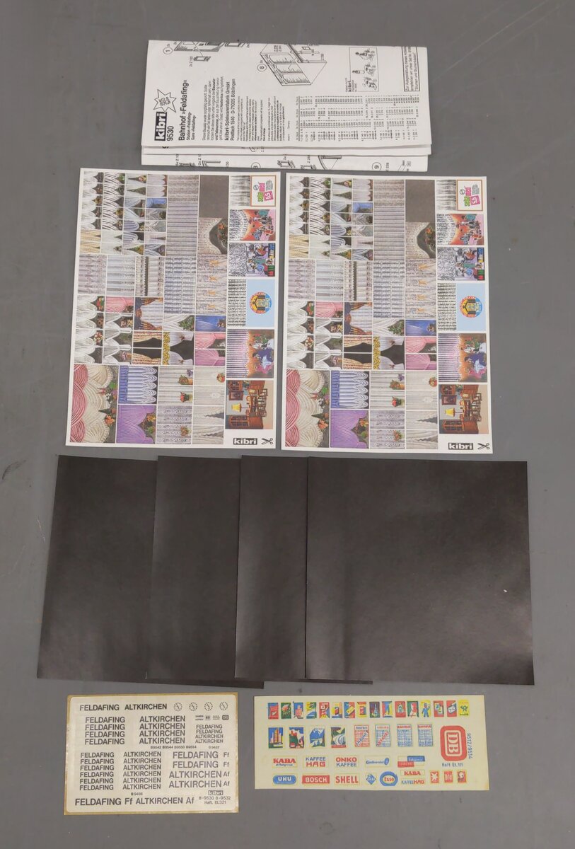 Kibri 9530 HO Scale Feldafing Station Building Kit EX/Box