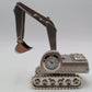 Sanis Enterprises Silver Excavator Desk Clock LN