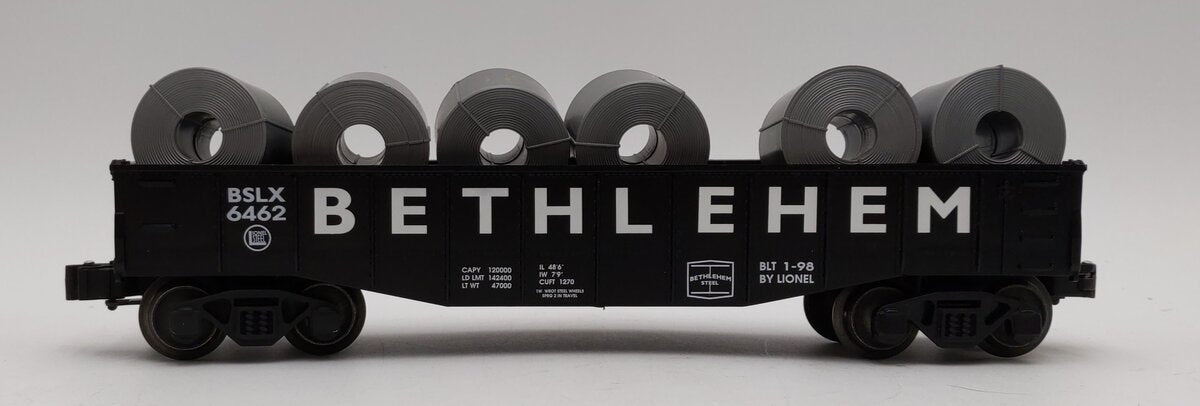Lionel 6-26905 O Gauge Bethlehem Steel Gondola Car with Coil Load #6462 LN/Box