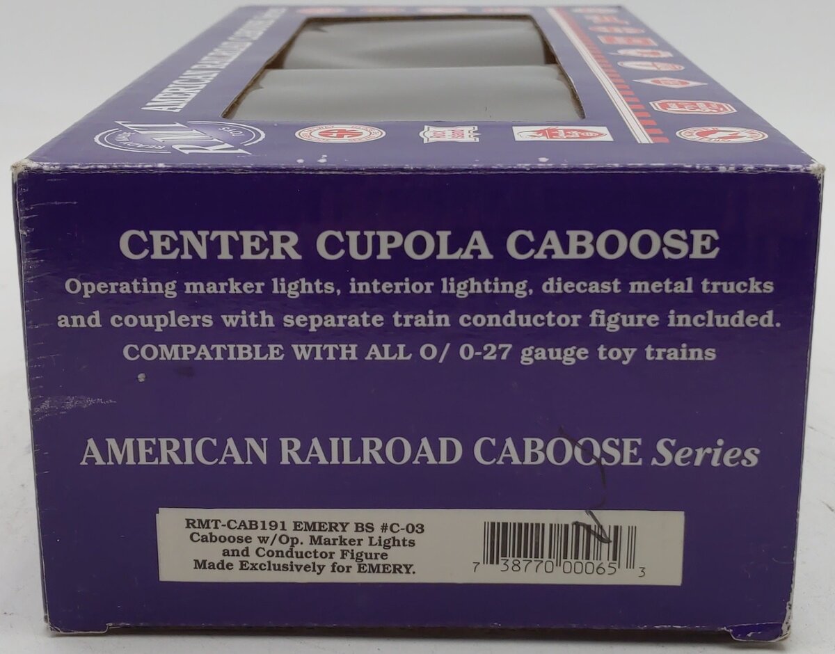 RMT CAB191 O Gauge Bethlehem Steel Caboose #C-03 EX/Box