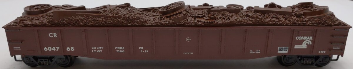 K-Line K652-1412 O Gauge Conrail Diecast Gondola with Scrap Load EX/Box