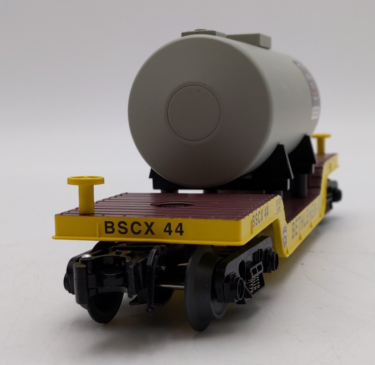 RMT 96519-1 O Gauge Bethlehem Steel-Lack Depressed Flatcar w/Load #44 LN/Box