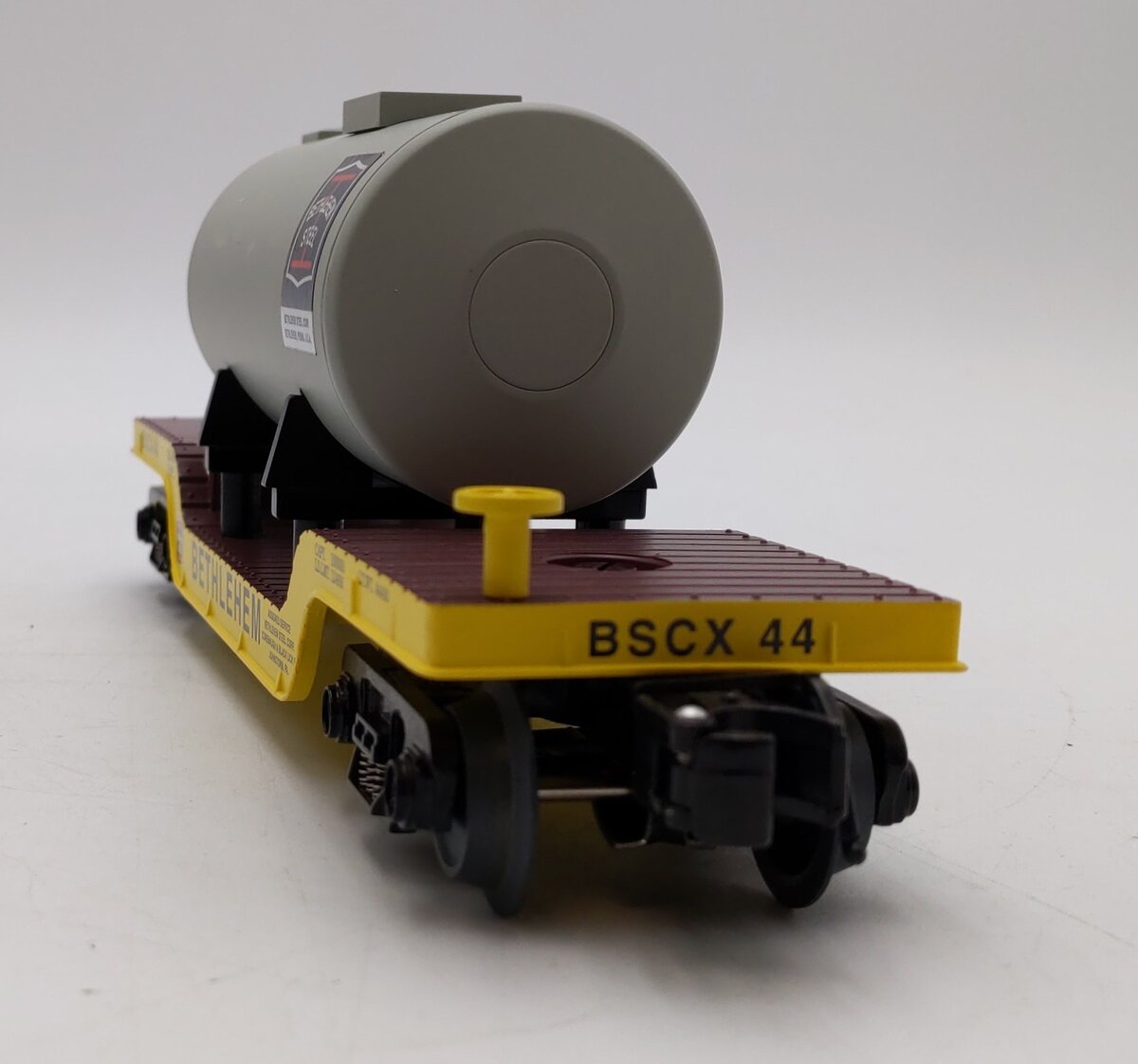 RMT 96519-1 O Gauge Bethlehem Steel-Lack Depressed Flatcar w/Load #44 LN/Box
