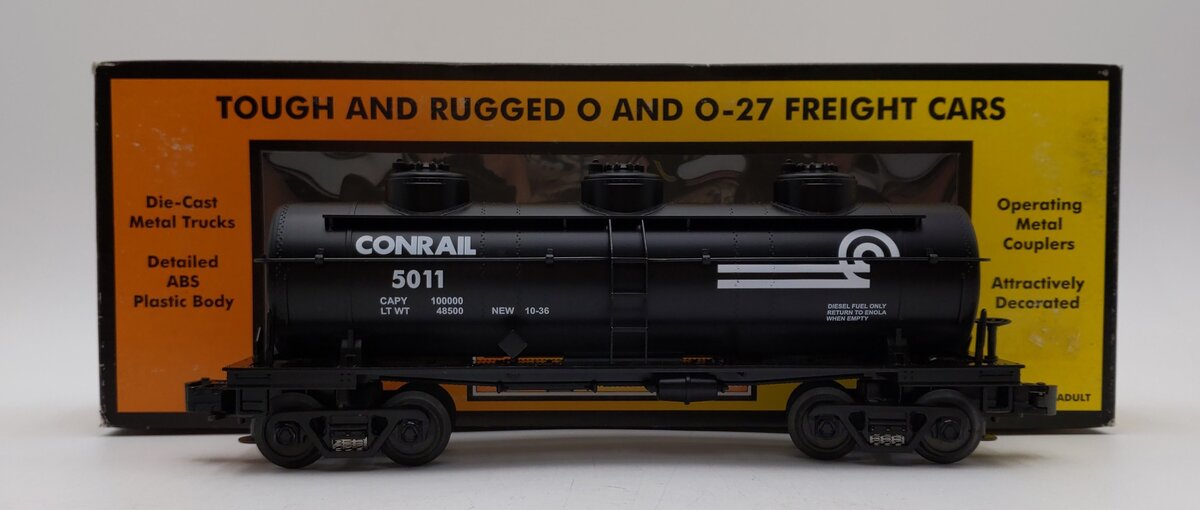 MTH 30-7011-1 MTH 30-7011E Conrail 3-Dome Tank Car #5011 LN/Box