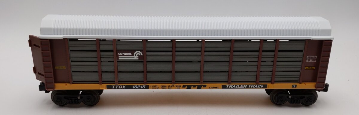 Lionel 6-16215 O Gauge Conrail Two Tier Auto Carrier VG/Box
