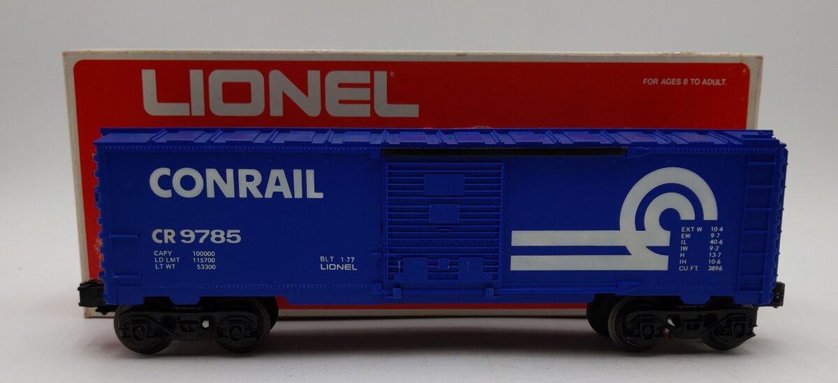 Lionel 6-9785 O Gauge Conrail Boxcar #CR9785 LN/Box