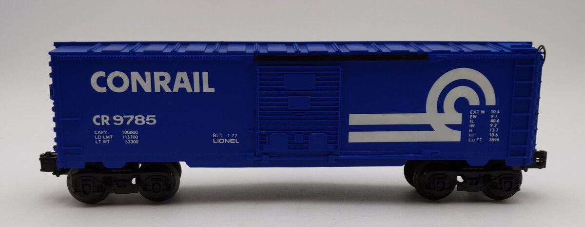 Lionel 6-9785 O Gauge Conrail Boxcar #CR9785 LN/Box