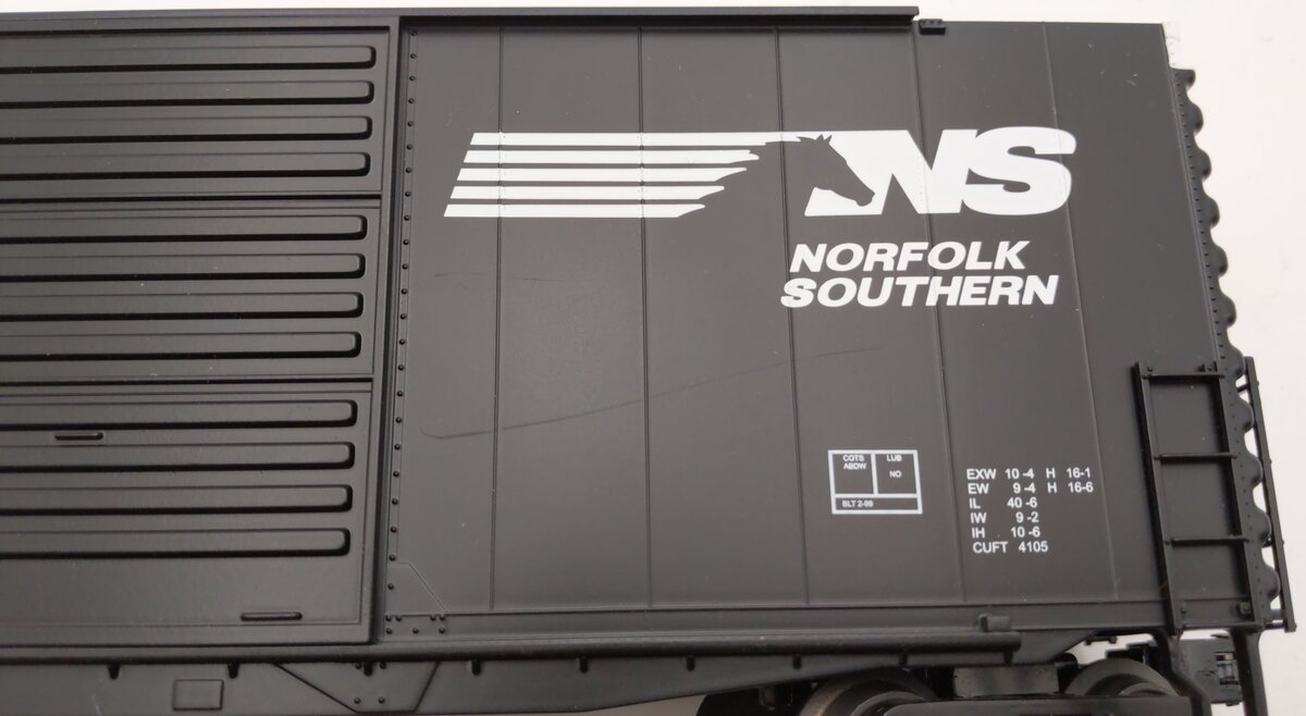 MTH 30-74429 Norfolk Southern 40‘ High-Cube Boxcar #473357 EX/Box