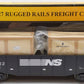 MTH 30-4219A O Gauge Norfolk Southern Gondola w/ 2 Crates #970962 LN/Box