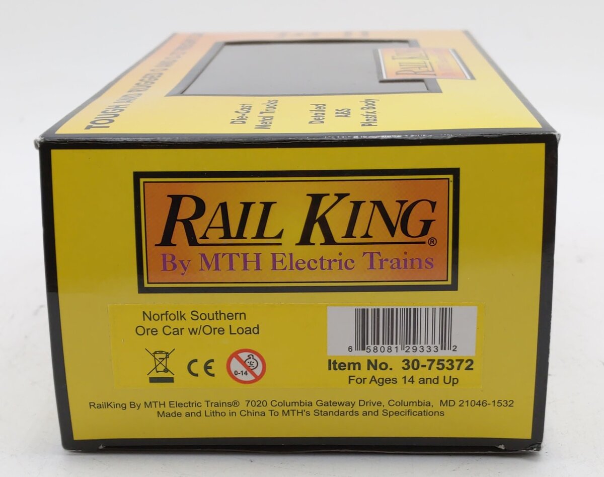 MTH 30-75372 O Gauge Norfolk Southern Ore Car w/Ore Load #2539 LN/Box