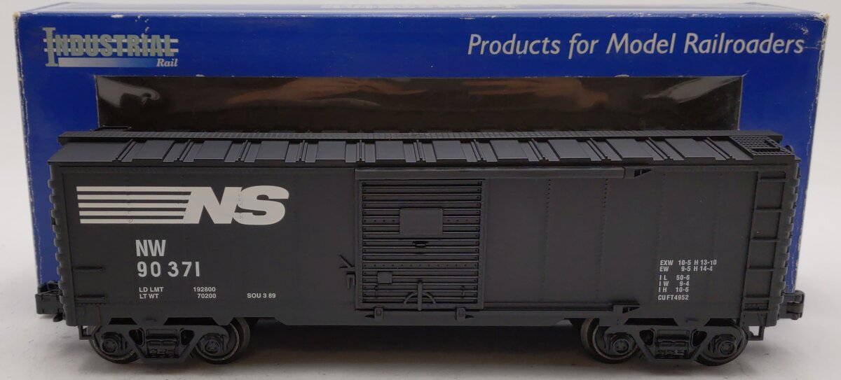 Industrial Rail IDM1005 O Gauge Norfolk Southern Boxcar #90371 EX/Box