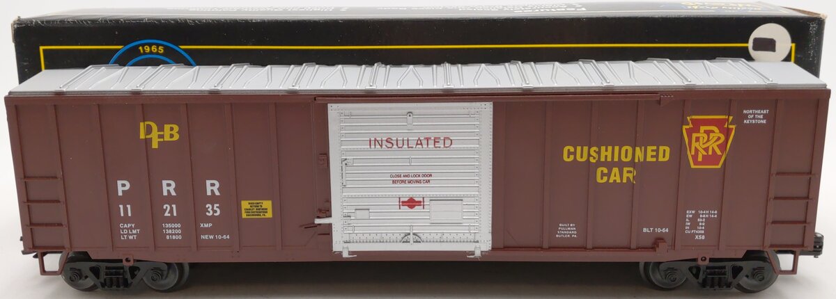 Weaver 112135 O Gauge Pennsylvania Railroad Ribbed 50' Boxcar (3-Rail) LN/Box