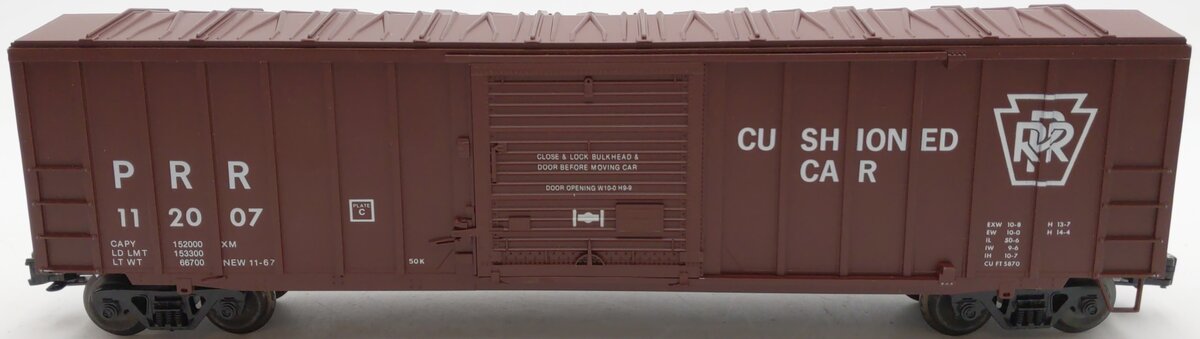 Weaver 112007 O Gauge Pennsylvania Railroad Cushioned Boxcar EX/Box
