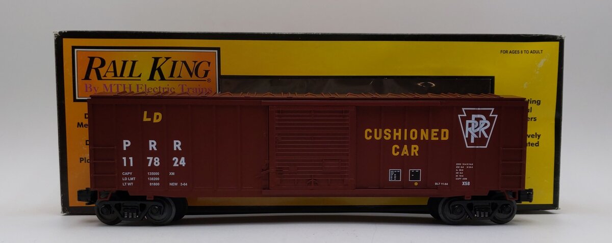 MTH 30-7448 "O-Gauge" Pennsylvania 50' Modern Single Door Boxcar #117824 LN/Box