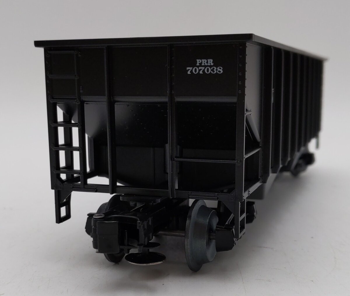 Weaver 707038 O Gauge PRR 2-Bay Ribbed Coal Car #707038 (3 Rail) LN/Box