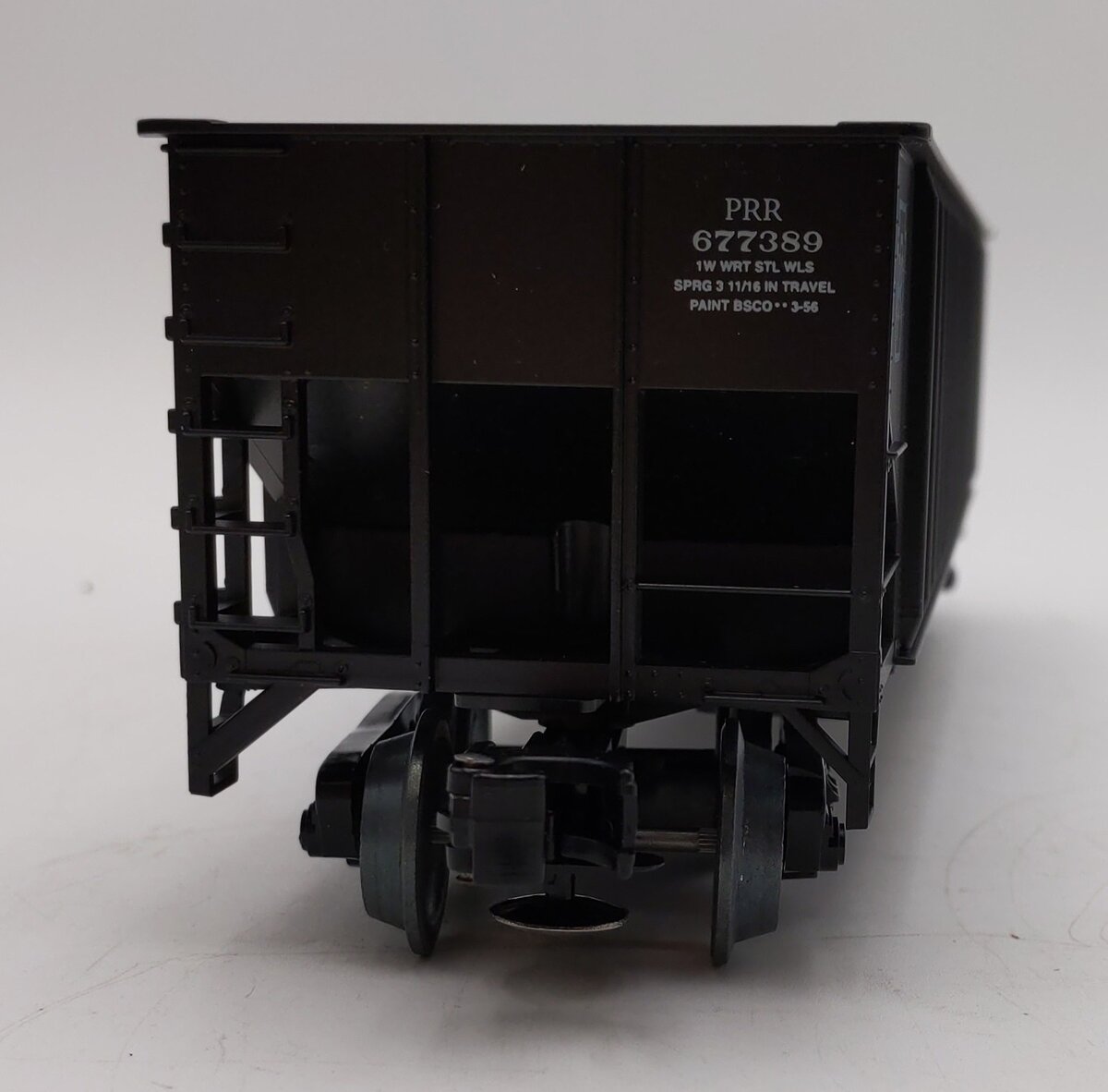 Weaver O Scale Pennsylvania Railroad 3 Bay 3 Rail Coal Car Hopper #677389 LN/Box