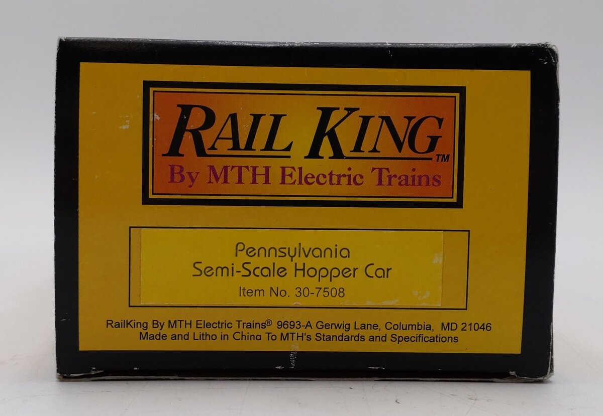 MTH 30-7508 O Gauge Pennsylvania Hopper Car #189453 LN/Box