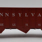Weaver O Scale Pennsylvania Railroad 3 Bay 3 Rail Ribbed Hopper #673452 LN/Box