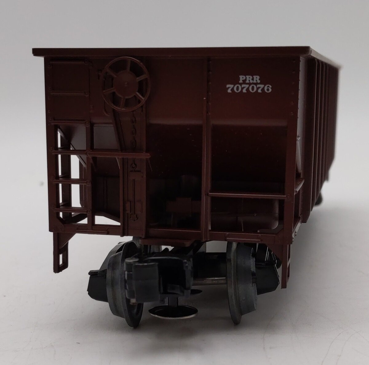 Weaver O Scale Pennsylvania Railroad 2 Bay 3 Rail Ribbed Coal Car #707076 LN/Box