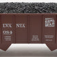 Weaver 707084 O Gauge Pennsylvania Railroad 2-Bay Ribbed Coal Car (3-Rail) LN/Box