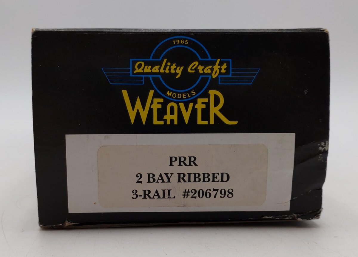 Weaver 1106 O Pennslyvania 2-Bay Ribbed Coal Car #206798 [3-Rail] LN/Box