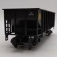 Weaver 1106 O Pennslyvania 2-Bay Ribbed Coal Car #206798 [3-Rail] LN/Box
