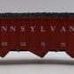 Weaver O Scale Pennsylvania RR 3 Bay 3 Rail Ribbed Hopper #673455 LN/Box