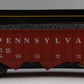 Weaver O Scale Pennsylvania RR 3 Bay 3 Rail Ribbed Hopper #673455 LN/Box